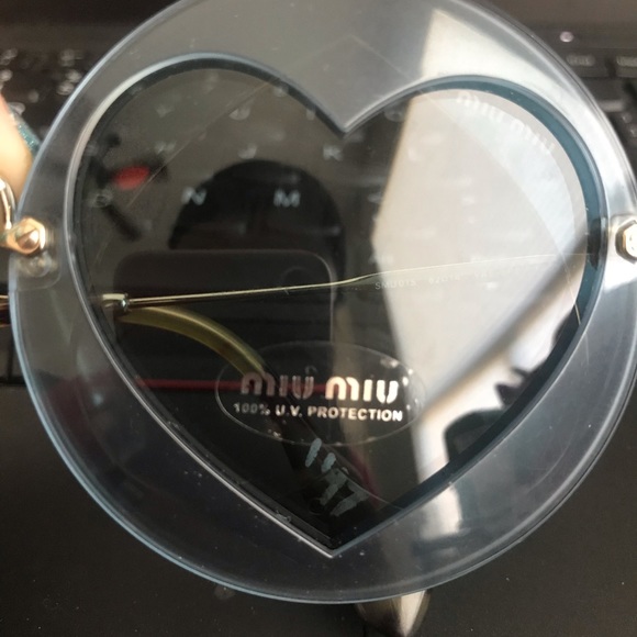 Miu Miu OVER LAPPING GAME SMU01S Azure/blue - Picture 3 of 12